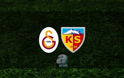 Galatasaray - Kayserispor maçı CANLI | Galatasaray maçı saat kaçta ve hangi kanalda?