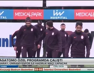 Nagatomo özel programda çalıştı