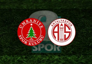 Ümraniyespor - Antalyaspor | CANLI