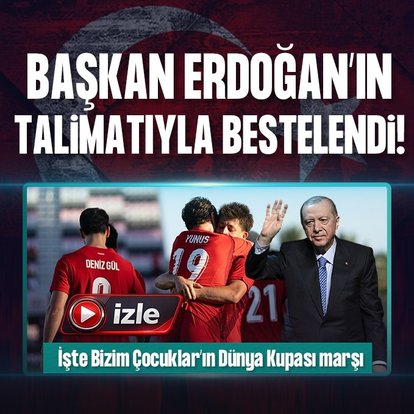 Başkan Erdoğan’ın talimatıyla bestelenen milli takım marşı yayımlandı!