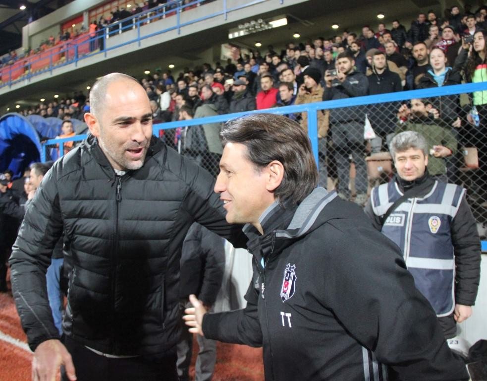 Kardemir Karabükspor-Beşiktaş karşılaşmasından kareler