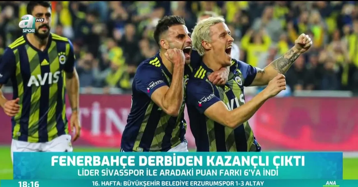 Fenerbahçe derbiden kazançlı çıktı