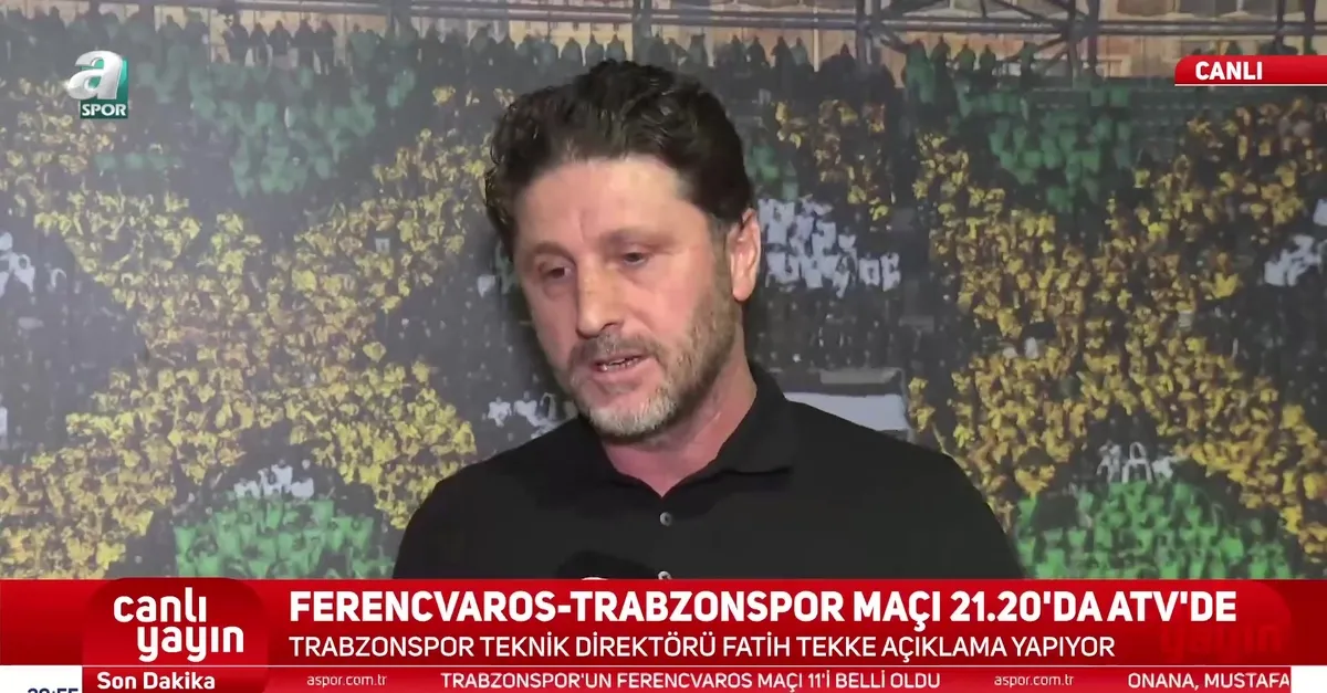 Fatih Tekke: Umarım ilk golü biz atarız!