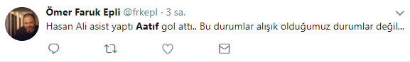 Aatıf attı sosyal medya yıkıldı!