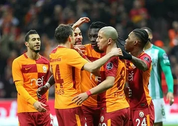 Galatasaray'da tek hedef 3 puan