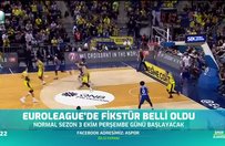THY EuroLeague'de fikstür açıklandı