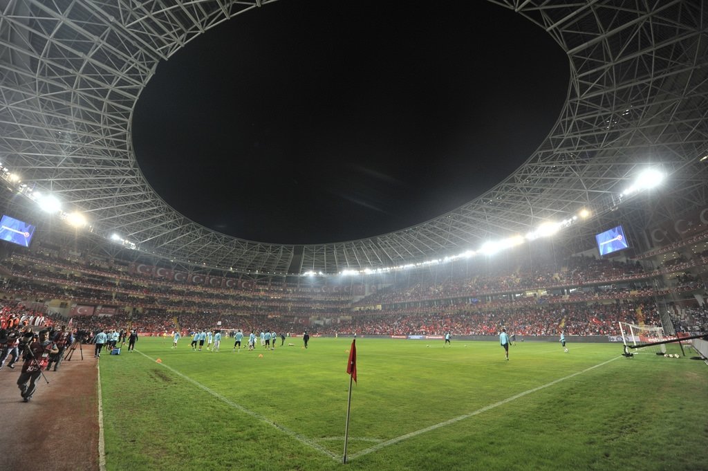 Türkiye-Kosova maçından kareler