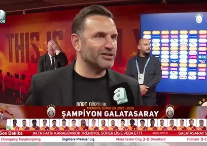 Okan Buruk: Çok zorlu bir sezon geçirdik!