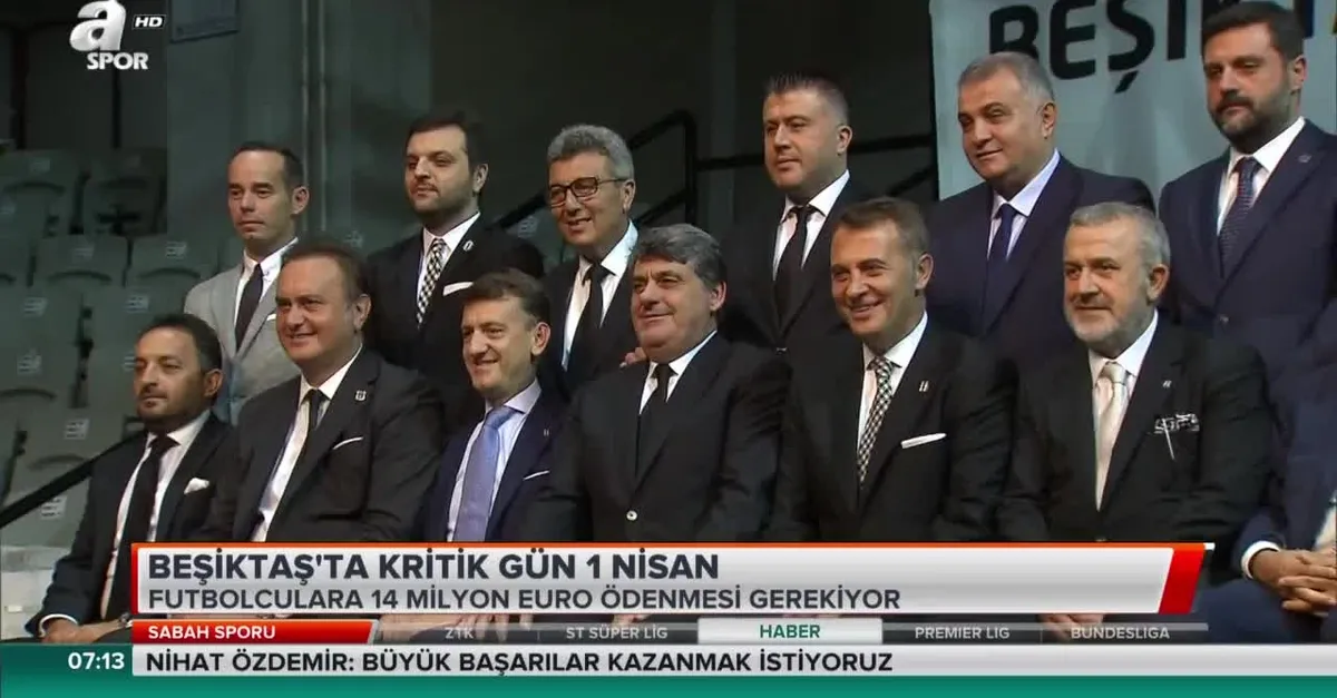 Beşiktaş'ta kritik gün 1 Nisan