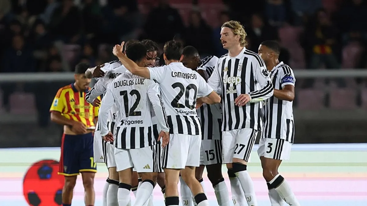Juventus, Lecce'de 3 puana uzandı!