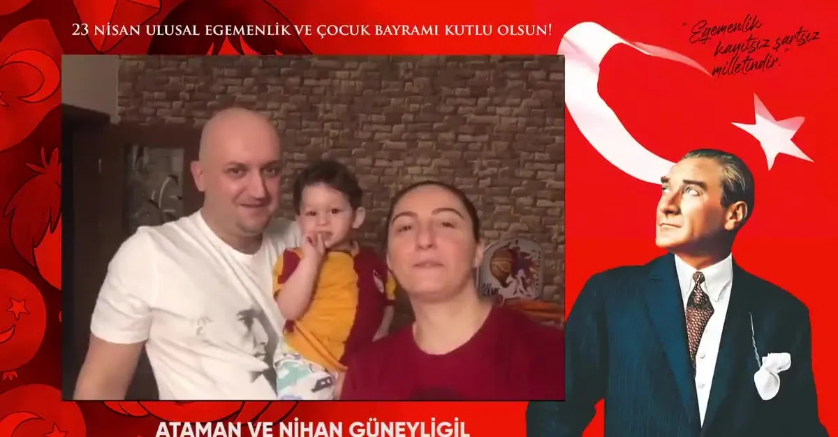 Galatasaray'dan 23 Nisan'a özel video