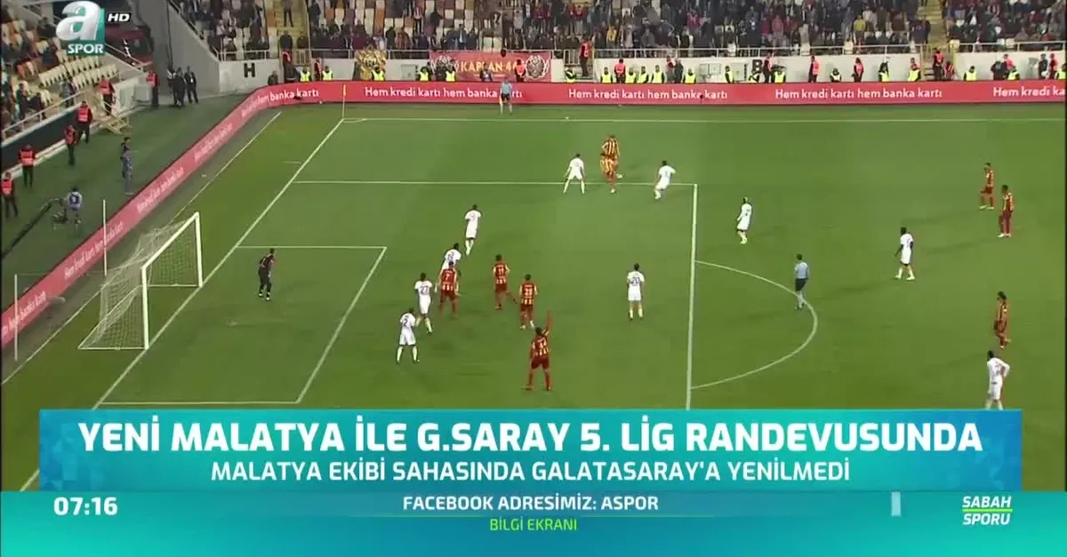 Y. Malatyaspor ile Galatasaray 5. randevuda