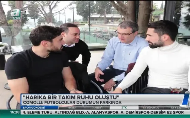 Comolli: "Harika bir takım ruhu oluştu"