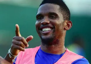 Eto'o altyapıyla antrenmana çıktı