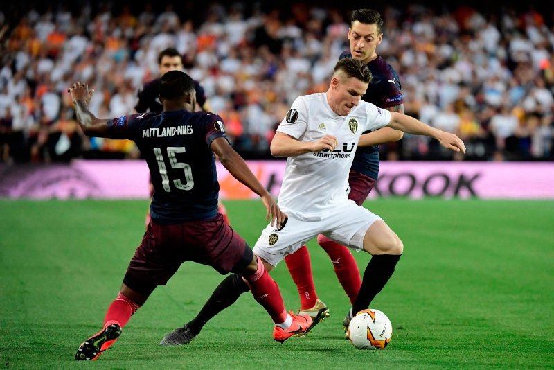 Valencia - Arsenal maçında şok kavga! İşte o anlar...