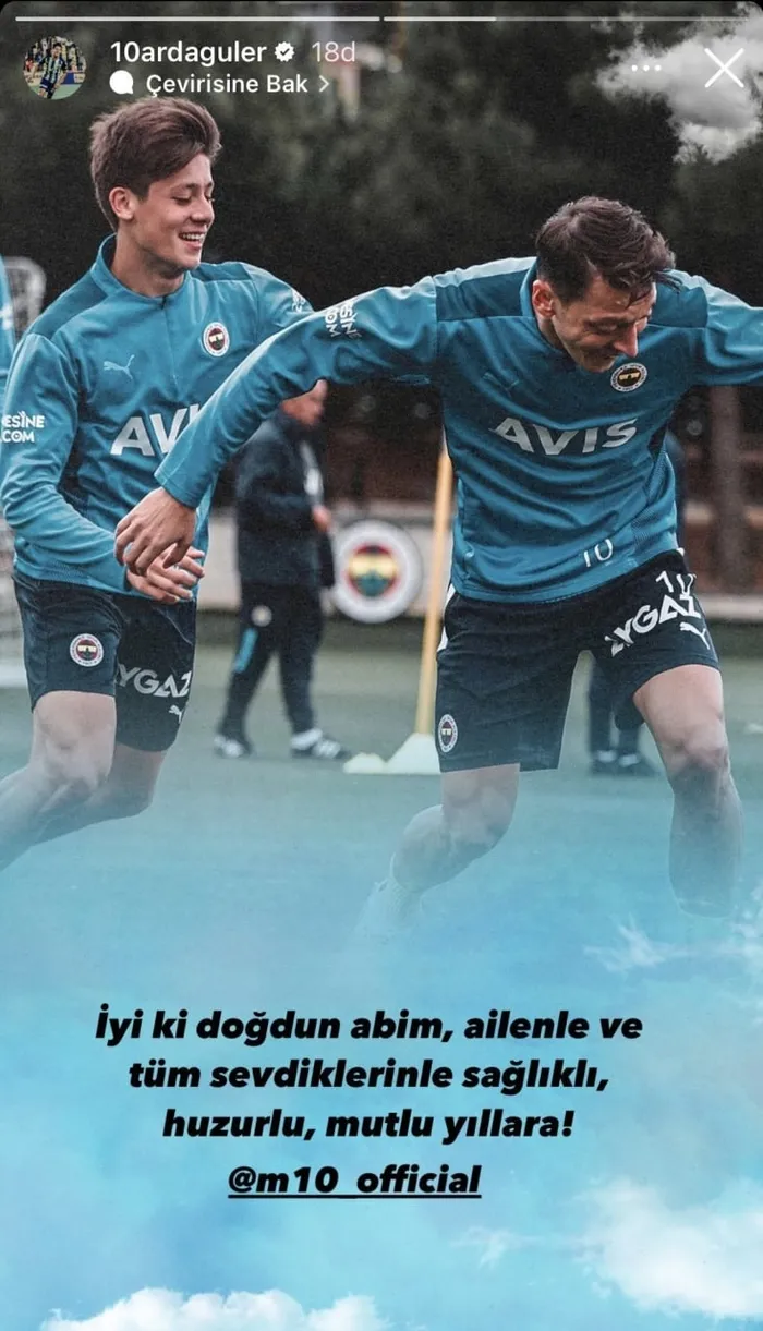 Arda Güler Mesut Özil'in doğum gününü kutladı! - 1