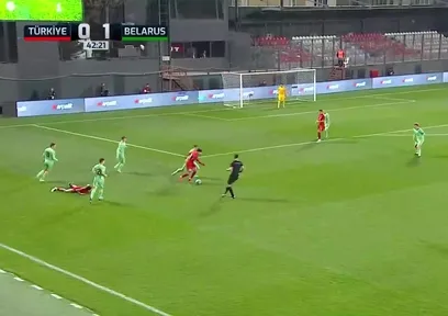 GOL | Türkiye U21 1-1 Belarus U21