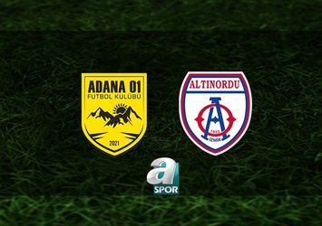 Adana 01 Futbol Kulübü - Altınordu maçı ne zaman?