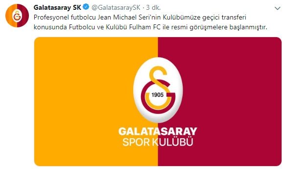 Galatasaray transferi KAP’a bildirdi