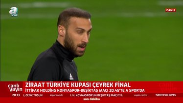 Sergen Yalçın'dan Konyaspor - Beşiktaş maçı öncesi Cenk Tosun açıklaması!