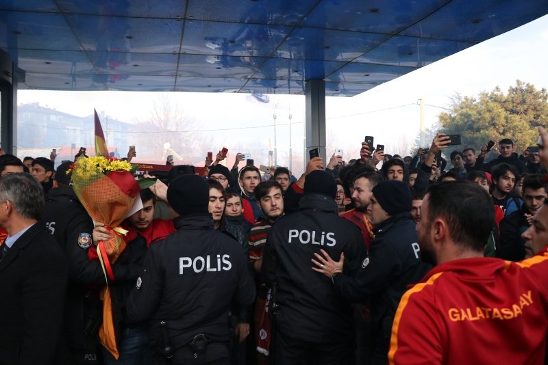 Bolu’da Galatasaray izdihamı yaşandı