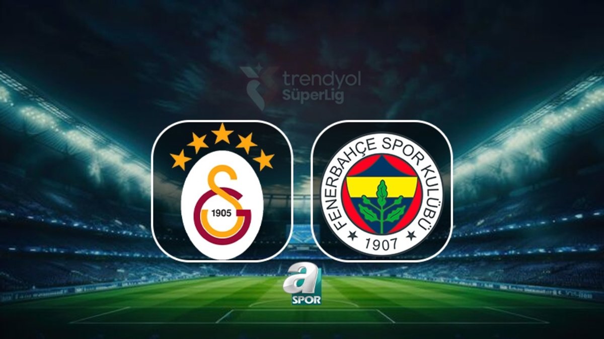 Galatasaray - Fenerbahçe maçı bugün ne zaman, saat kaçta ve hangi kanalda?