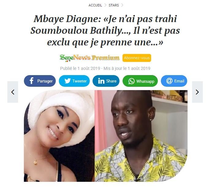 Diagne'den çok konuÅulacak sözler: Ãok eÅliyim...