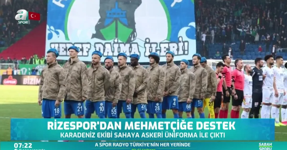 Çaykur Rizespor'dan Mehmetçiğe destek