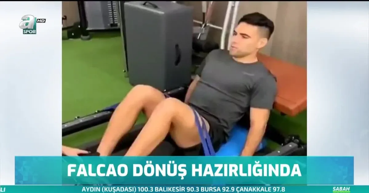 Falcao dönüş hazırlığında