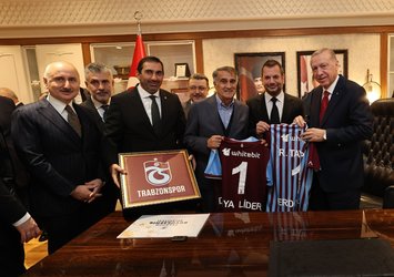 Trabzonspor'dan Başkan Erdoğan'a teşekkür