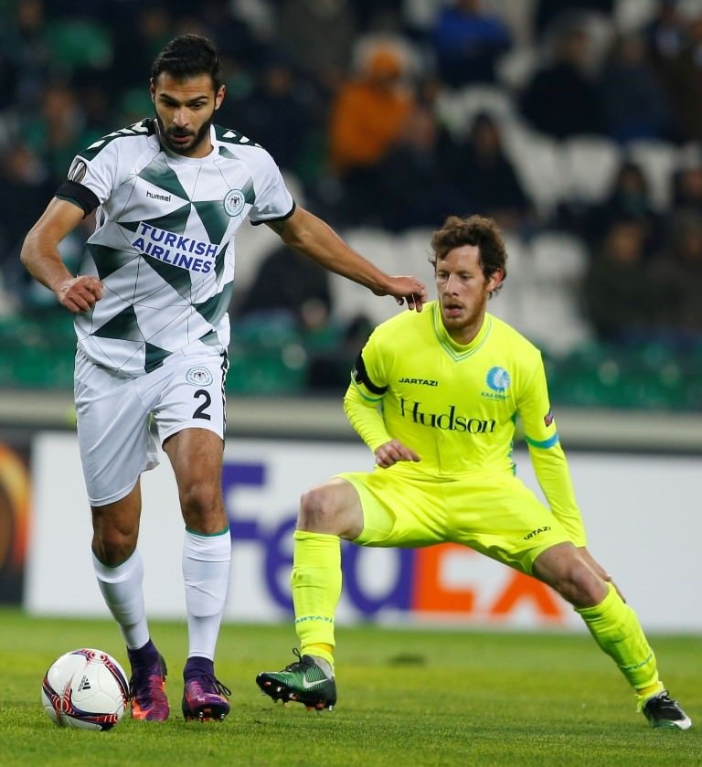 Konyaspor - Gent maçından kareler
