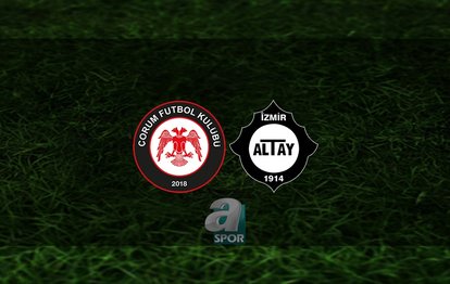 Çorum FK - Altay maçı ne zaman, saat kaçta ve hangi kanalda? | Trendyol 1. Lig