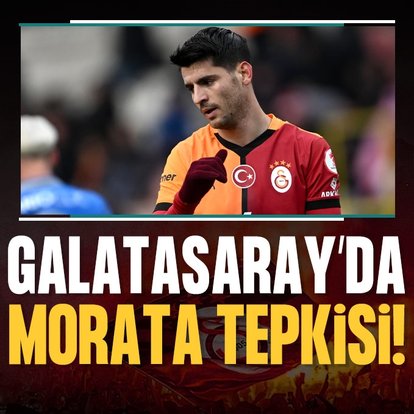 G.Saray’da Morata tepkisi!