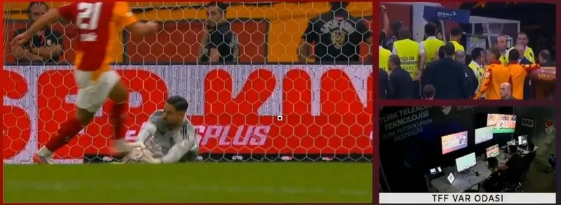 Galatasaray'ın golü VAR'a takıldı! Deniz Gül'ün golü iptal edildi - 1