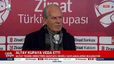 Mustafa Denizli Beşiktaş - Altay maçı sonrası konuştu! "Penaltı pozisyonu hakkında..."