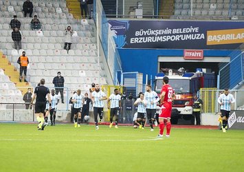 Erzurumspor sahasında kazandı!