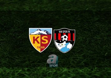 Kayserispor - Van Spor FK | CANLI