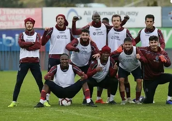Trabzonspor’da neşeli antrenman