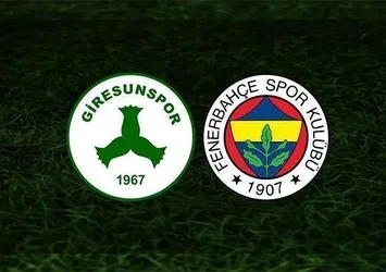 Giresunspor-Fenerbahçe | CANLI