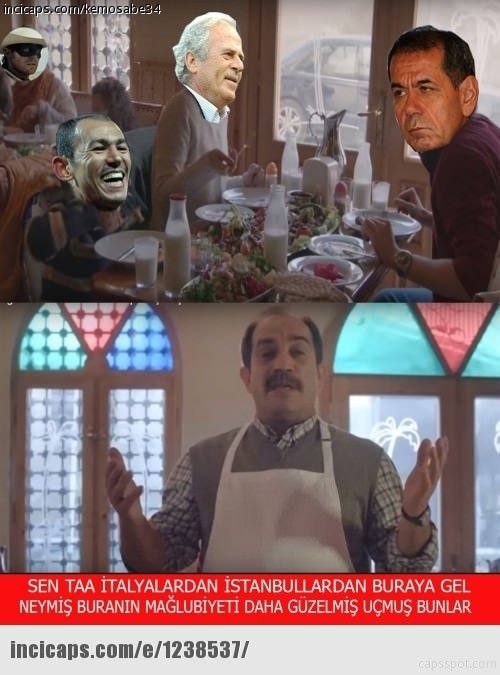 Galatasaray yenildi Caps’ler patladı