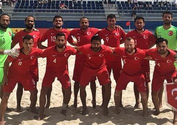 Plaj Futbolu Milli Takımı 8. bitirdi!