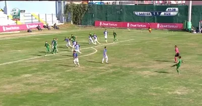 Sarıyer 1-2 Çaykur Rizespor