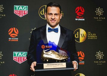 Eski Beşiktaşlı Bobo, 'Altın Ayakkabı'nın sahibi oldu