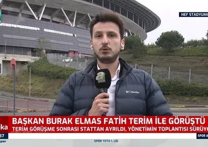 Burak Elmas Fatih Terim ile görüştü!