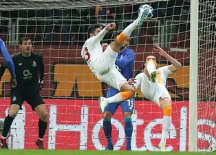 Galatasaray - Porto maçından kareler