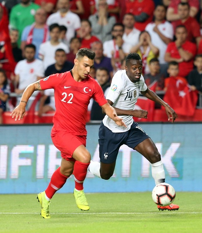 Türkiye - Fransa maçından kareler...