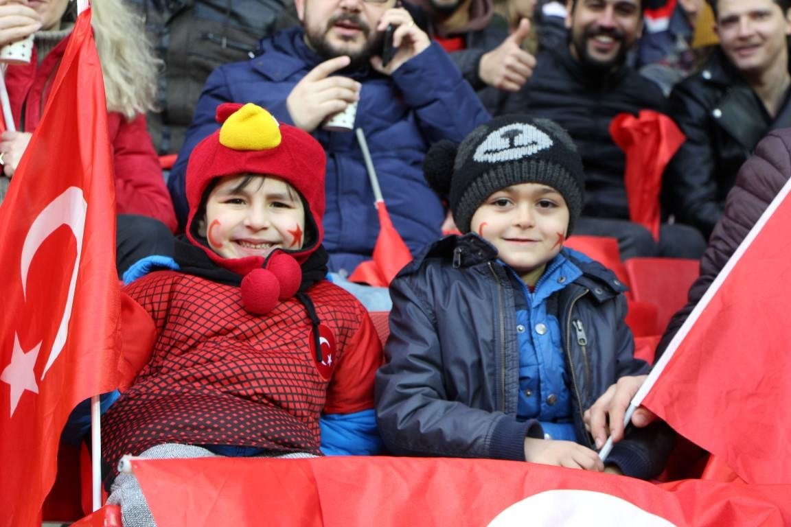 Türkiye - Moldova maçından kareler