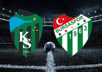 Kocaelispor-Bursaspor | CANLI