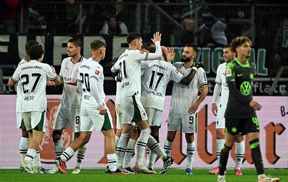 Borussia Mönchengladbach 4-0 Wolfsburg MAÇ SONUCU-ÖZET | M’Gladbach sahasında farka koştu!