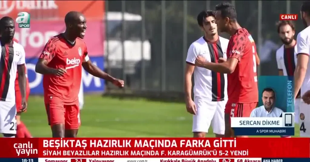 Beşiktaş Karagümrük'ü farklı geçti